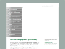 Tablet Screenshot of geneeskrachtigeplanten.be